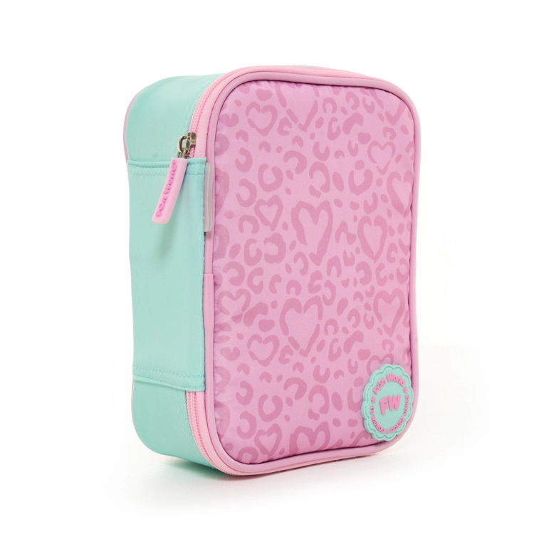 Cartuchera Escolar FW 2026 Fun World Chic Rectangular Verde Art.202174